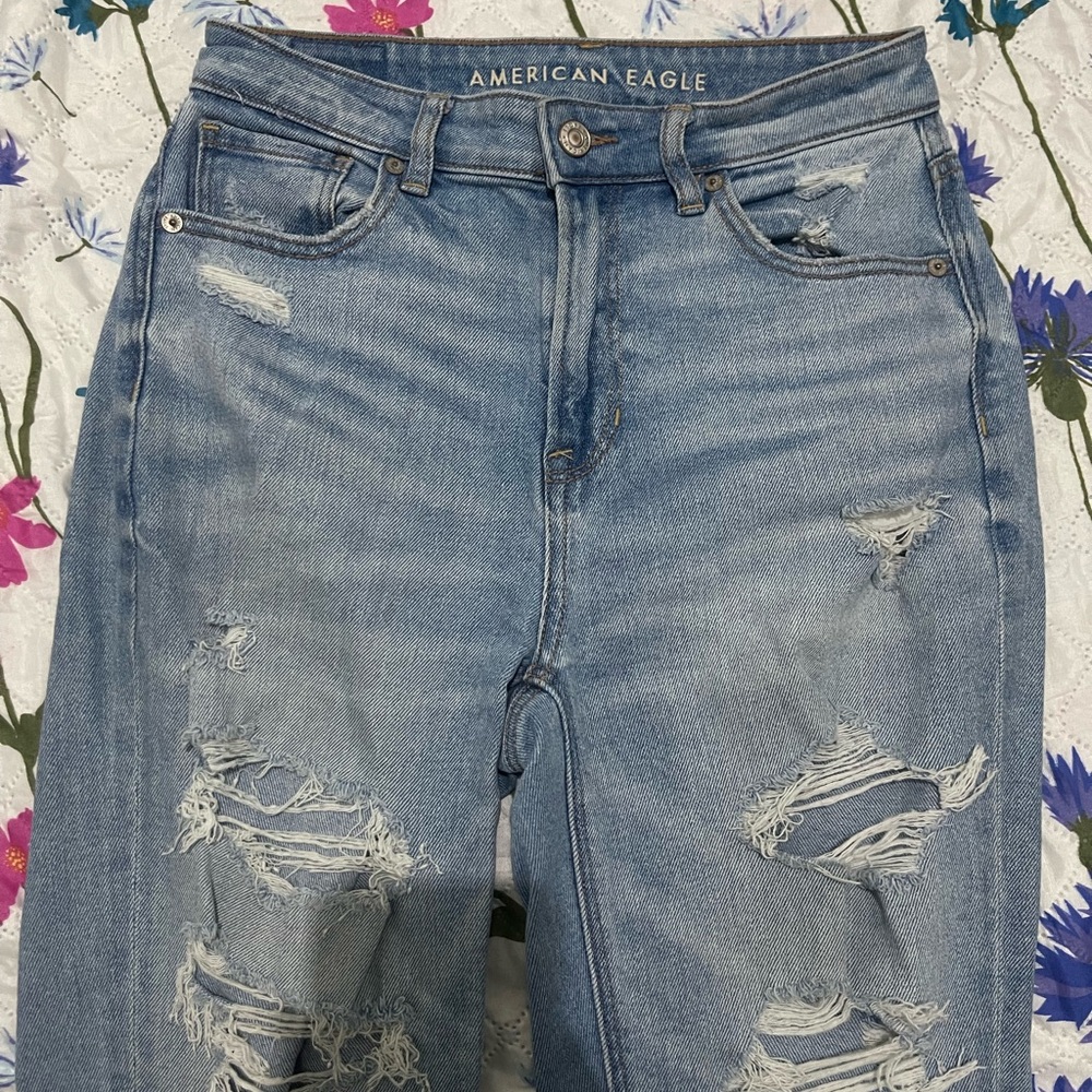 American Eagle Outfitters High Rise Blue Jeans